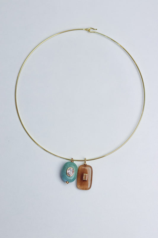 Charm Stone Choker