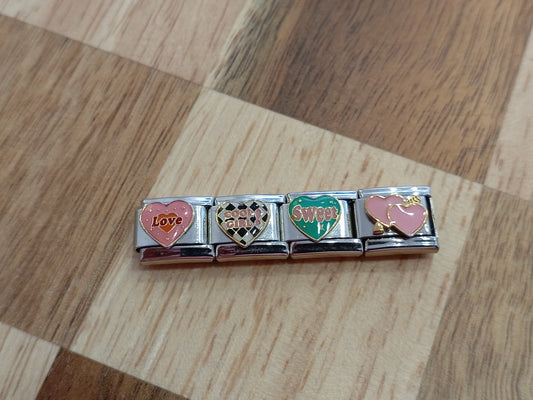 Retro hearts